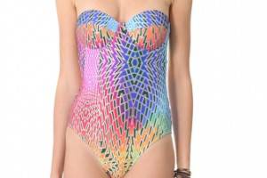 Red Carter Disco Ball One Piece