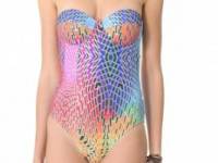 Red Carter Disco Ball One Piece