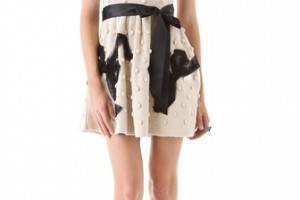 RED Valentino Bow Sweater Dress