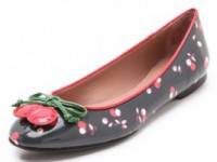 RED Valentino Cherry Print Ballerina Flats