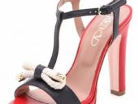 RED Valentino Nautical High Heel Sandals