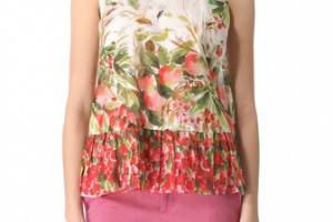 RED Valentino Strawberry Field Top