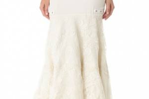 Reem Acra Lace Me Up Skirt