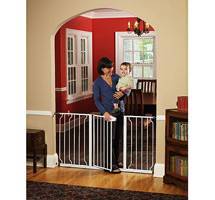 Regalo - Extra Wide Widespan Gate with 3 Extensions