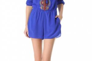 Renzo + Kai Embroidered Romper