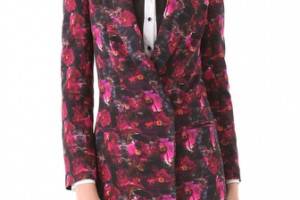 Richard Chai Love Oversized Seamed Blazer