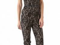 Robert Rodriguez Lace Halter Jumpsuit