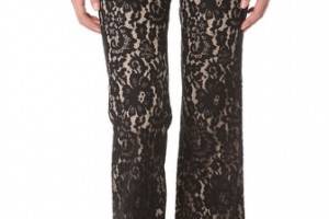 Robert Rodriguez Lace Trousers