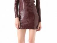 Robert Rodriguez V Neck Sequin Mini Dress