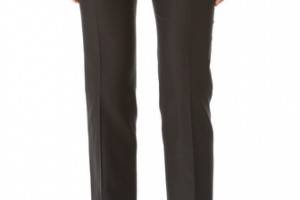 Rochas Black Silk Pants