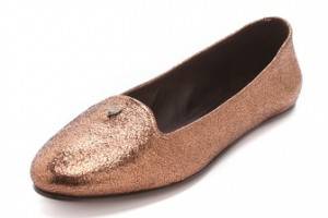 Rochas Metallic Flats