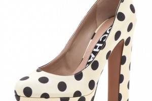 Rochas Polka Dot Platform Heels