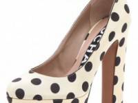 Rochas Polka Dot Platform Heels