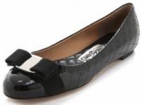 Salvatore Ferragamo Isea Quilted Ballet Flats