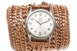 Sara Designs All Chain Wrap Watch