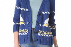 Sea Sailboat Cardigan