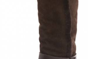 See by Chloe Knee High Boot with Wrap Around Strap and Buckle