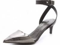 See by Chloe Metallic Point Toe Pumps