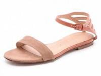 See by Chloe Patent Trim Flat Sandals