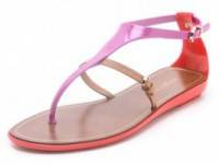 Sergio Rossi Strap Flat Sandals