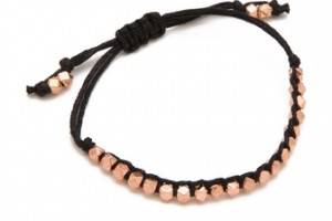 Shashi Rose Gold Nugget Bracelet