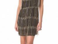 Sheri Bodell Chain Fringe Slip Dress