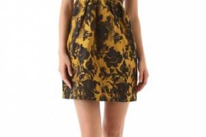 Shoshanna Emilia Rose Jacquard Dress