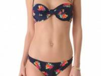 Shoshanna Garden Cove Bikini Top