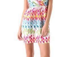 Shoshanna Mia Print Dress