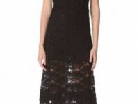 Sonia Rykiel Short Sleeve Lace Dress