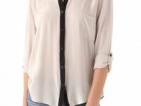 Splendid Button Down Top with Pocket