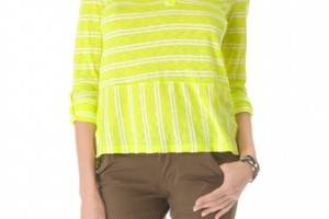 Splendid Double French Stripe Henley