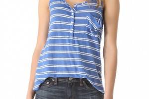 Splendid Double French Stripe Tank