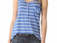 Splendid Double French Stripe Tank