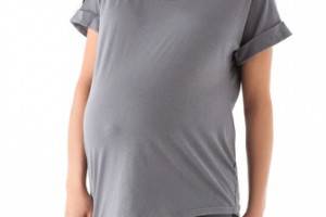 Splendid Maternity Fit Asymmetrical Tee