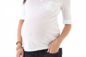 Splendid Maternity Fit Henley Top