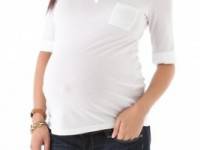 Splendid Maternity Fit Henley Top