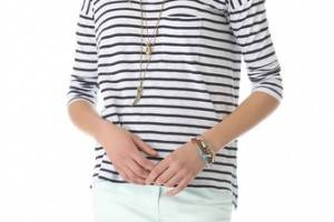 Splendid Miami Stripe Long Sleeve Tee