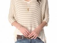 Splendid Panama Stripe Dolman Sweater