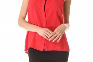 Splendid Shirting Sleeveless Button Down