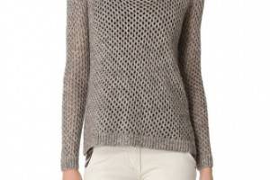 Splendid Twisted Metallic Sweater