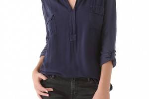 Splendid Two Pocket Henley Top