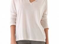 Splendid Very Light Jersey Henley Tee