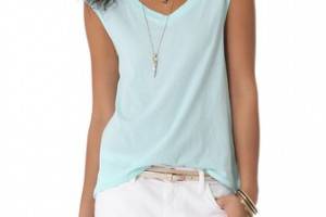 Stateside V Neck Muscle Tee