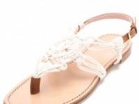 Stuart Weitzman Alfresco Macrame Sandals