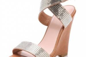 Stuart Weitzman Metalmania Chainmail Sandals