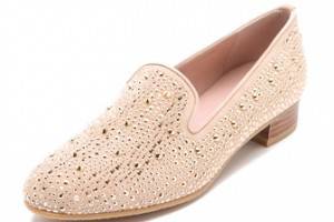 Stuart Weitzman Slipbeads Studded Loafers