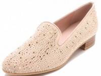 Stuart Weitzman Slipbeads Studded Loafers