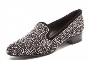 Stuart Weitzman Studded Smoking Shoes