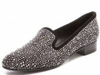 Stuart Weitzman Studded Smoking Shoes